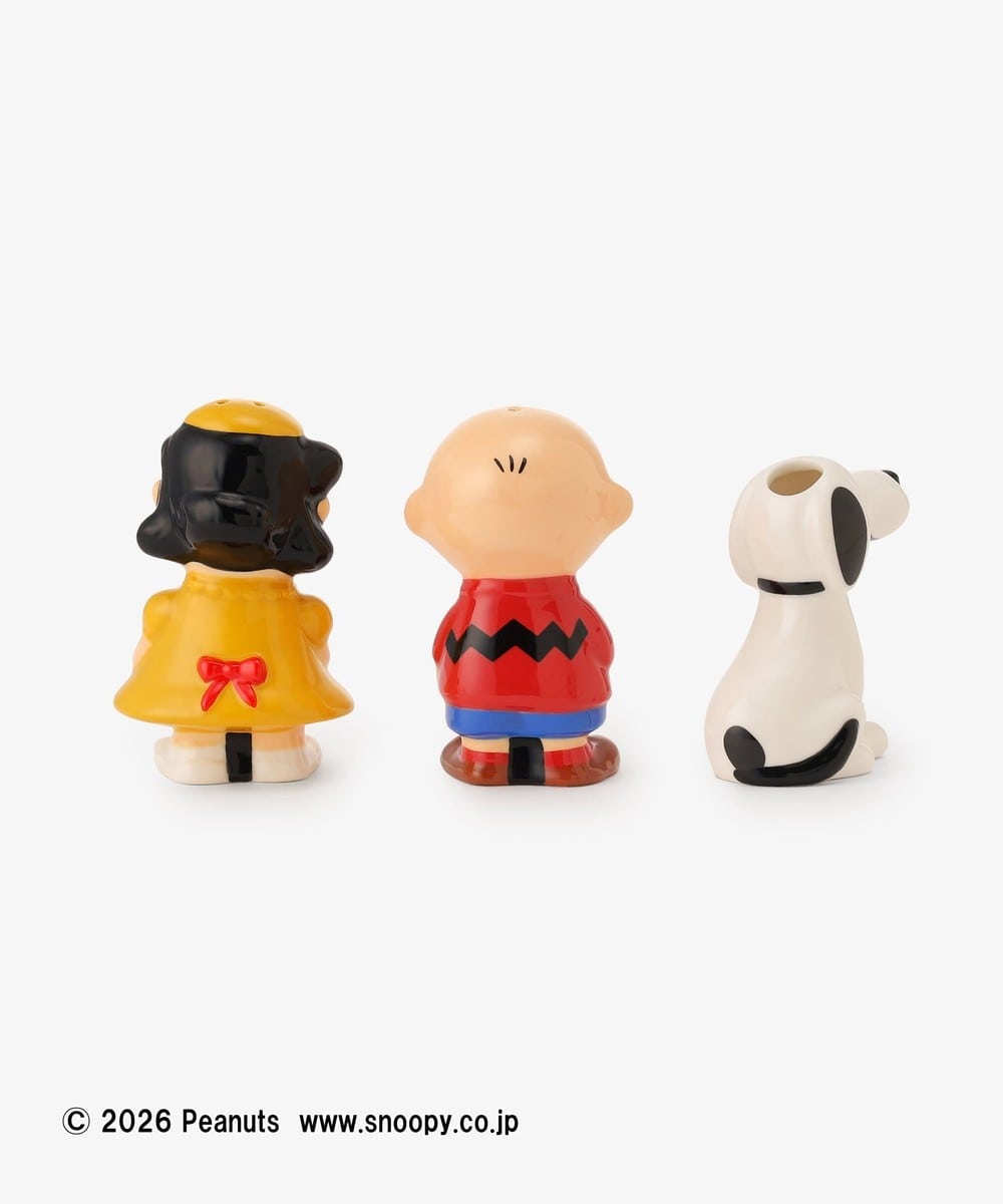 ソルト&ペッパー&フラワーベース 3点セット/PEANUTS | アフタヌーン