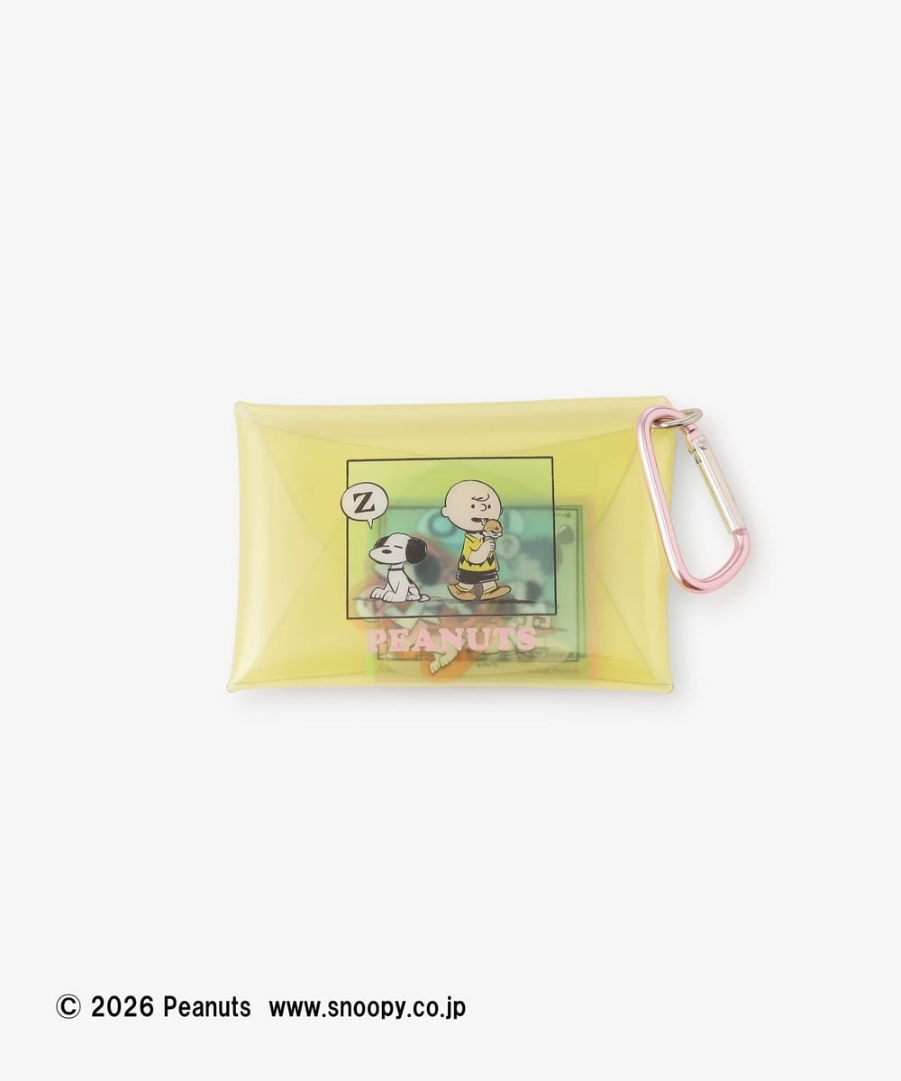 文房具・ステーショナリー小物 クリアポーチ＆ステッカーセット/PEANUTS