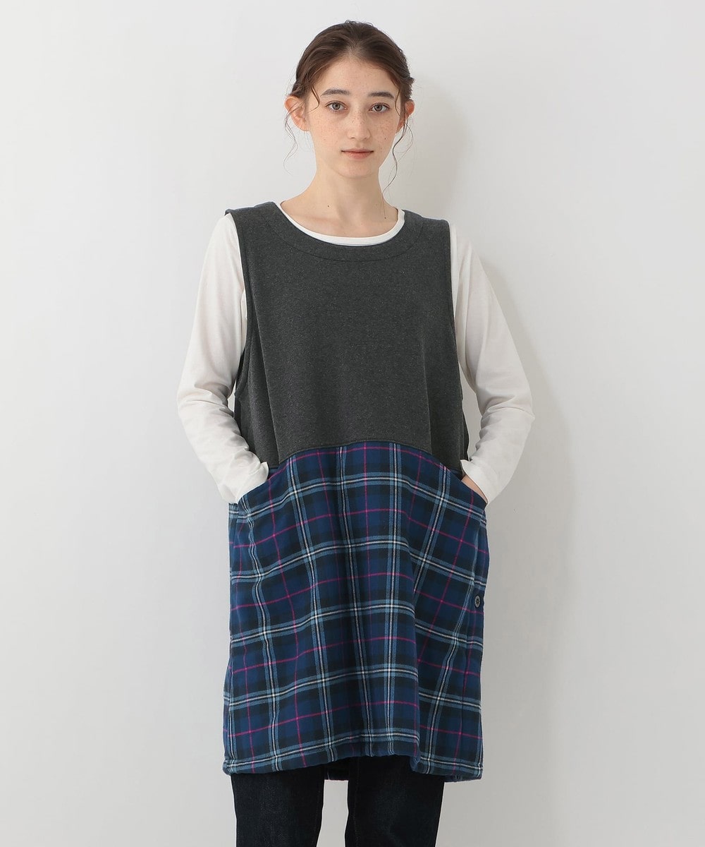 エプロン あったかチュニックエプロン/Afternoon Tea Original Tartans