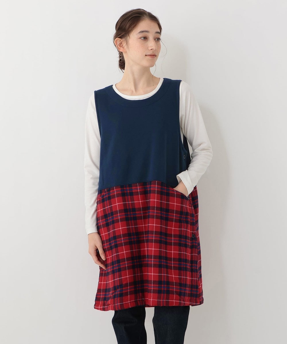 あったかチュニックエプロン/Afternoon Tea Original Tartans