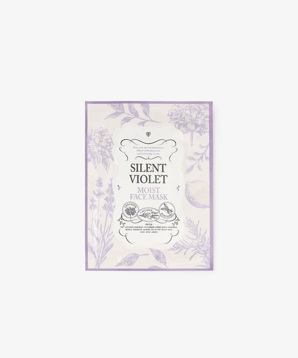 フェイスケア・ヘアケア・ボディケア モイストフェイスマスク SILENT VIOLET/MIND MOMENT
