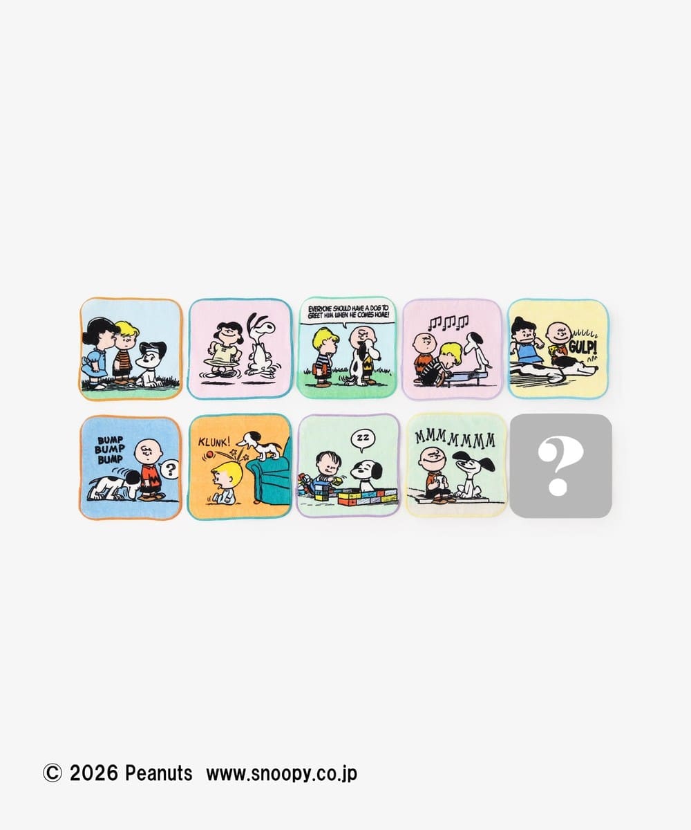 ミニタオル・ハンドタオル・ハンカチ シークレットミニタオル/PEANUTS