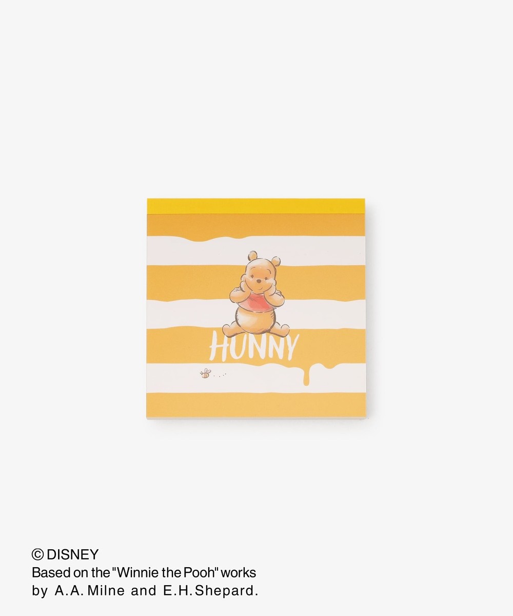 文房具・ステーショナリー小物 スクエアメモ/ディズニーコレクション・Winnie the Pooh