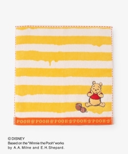 ミニタオル ボーダー/ディズニーコレクション・Winnie the Pooh