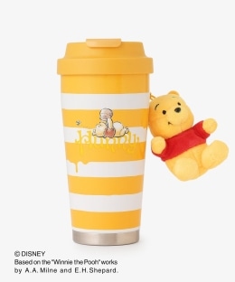 マスコット付きステンレスタンブラー 480ml/ディズニーコレクション・Winnie the Pooh