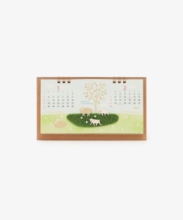 芝生卓上カレンダー
