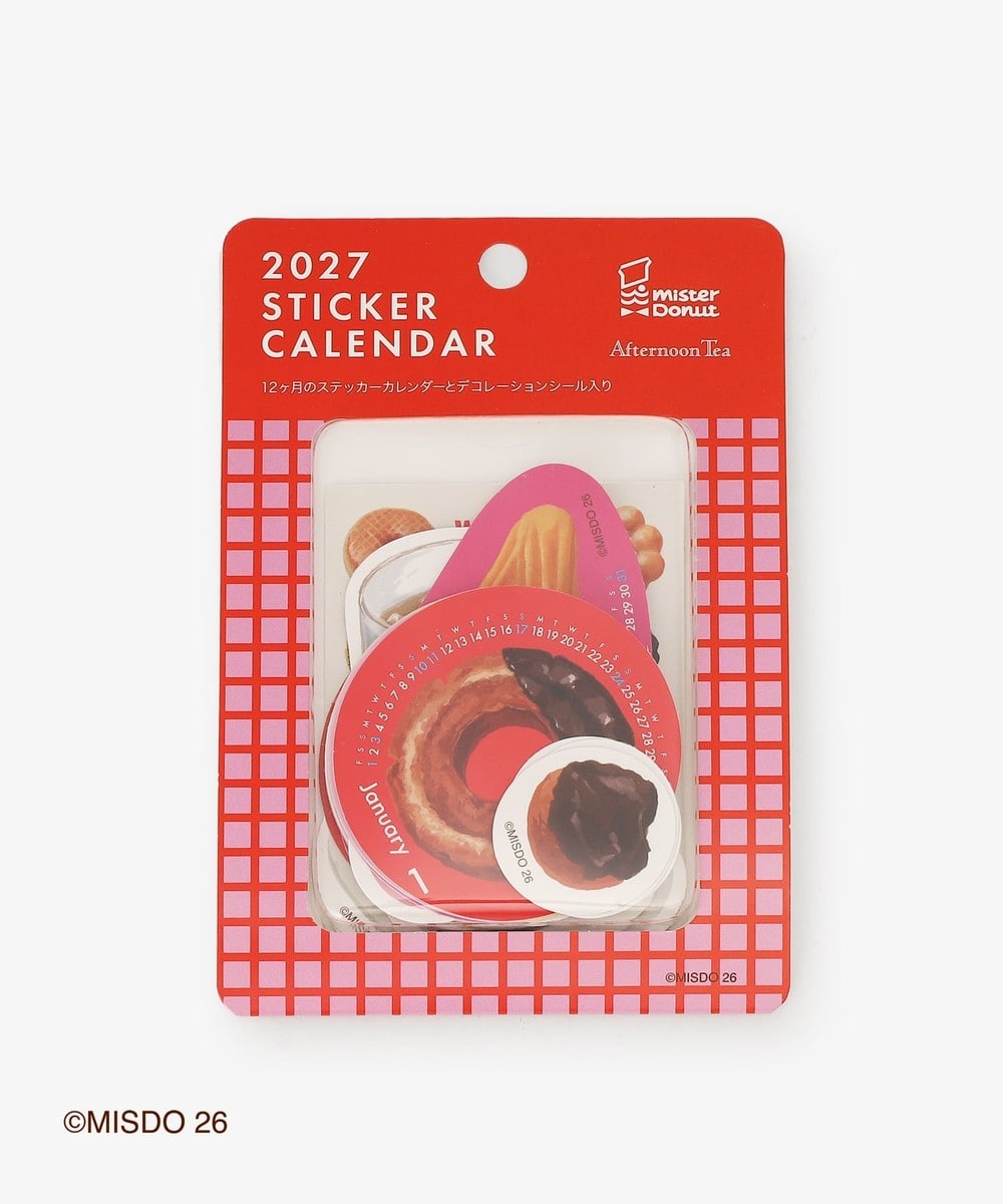 文房具・ステーショナリー小物 ステッカーカレンダー/ミスタードーナツ