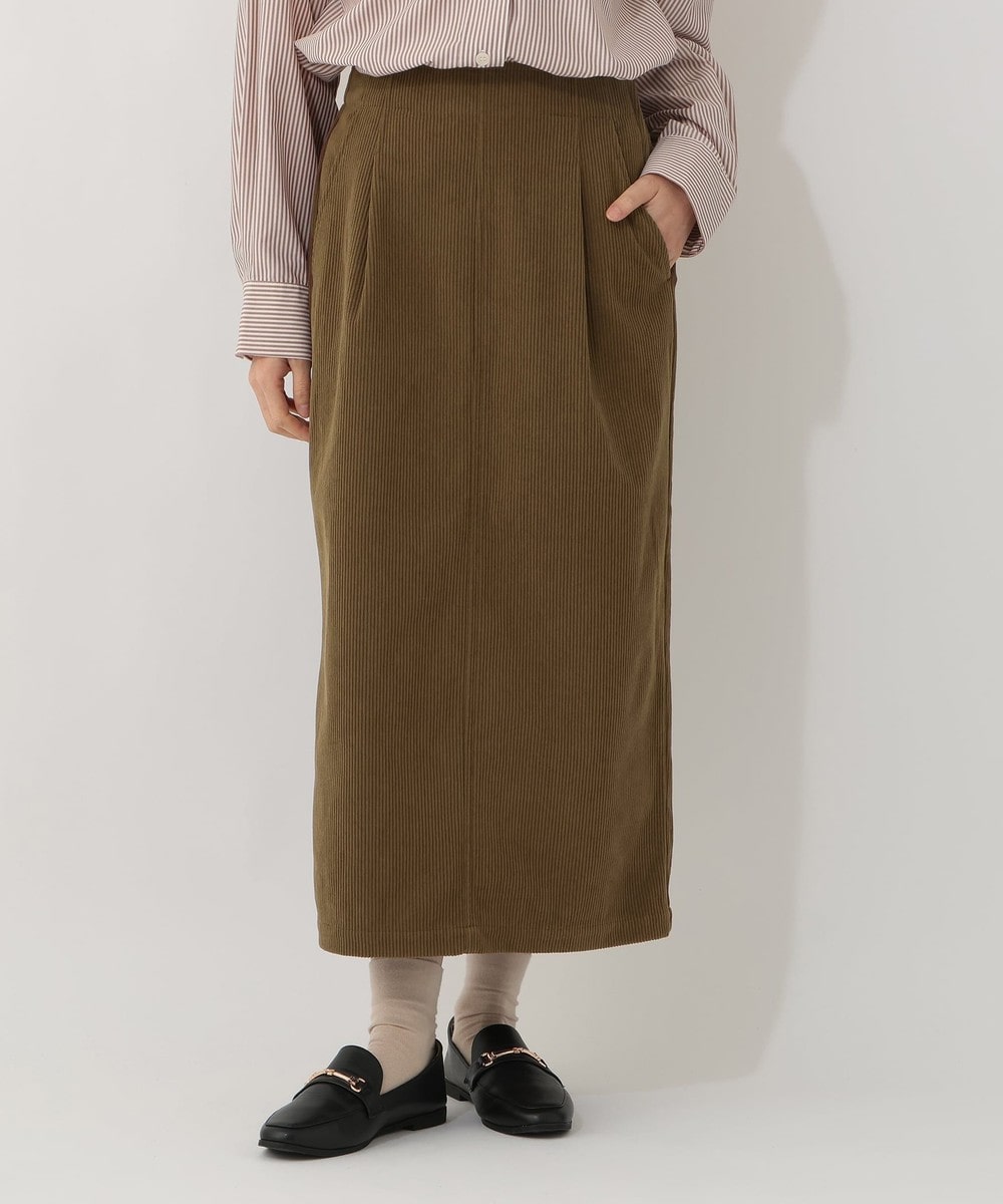 パンツ・スカート コーデュロイタックIラインスカート