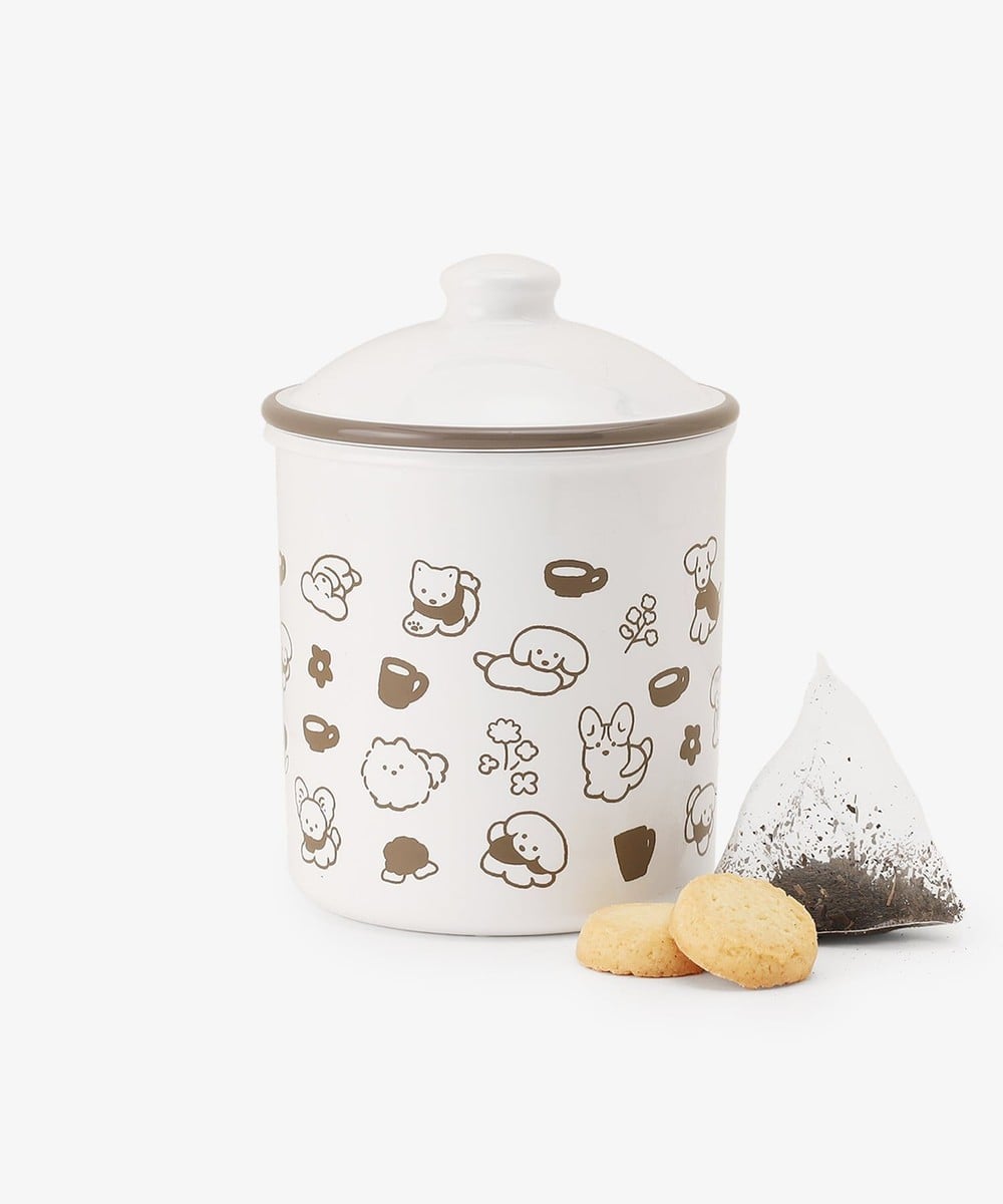 お菓子・食品 おやつストッカー 紅茶＆クッキー入り/てらおかなつみ