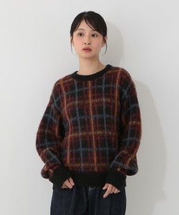 【洗える】シャギーニットプルオーバー/Afternoon Tea Original Tartans