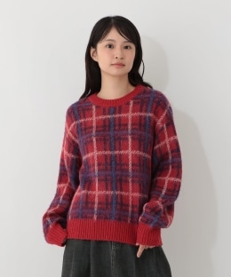 【洗える】シャギーニットプルオーバー/Afternoon Tea Original Tartans