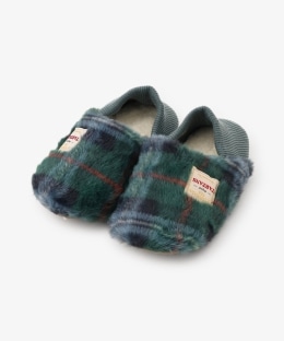 【静電気抑制 洗える】ルームシューズ バブーシュ型/Afternoon Tea Original Tartans