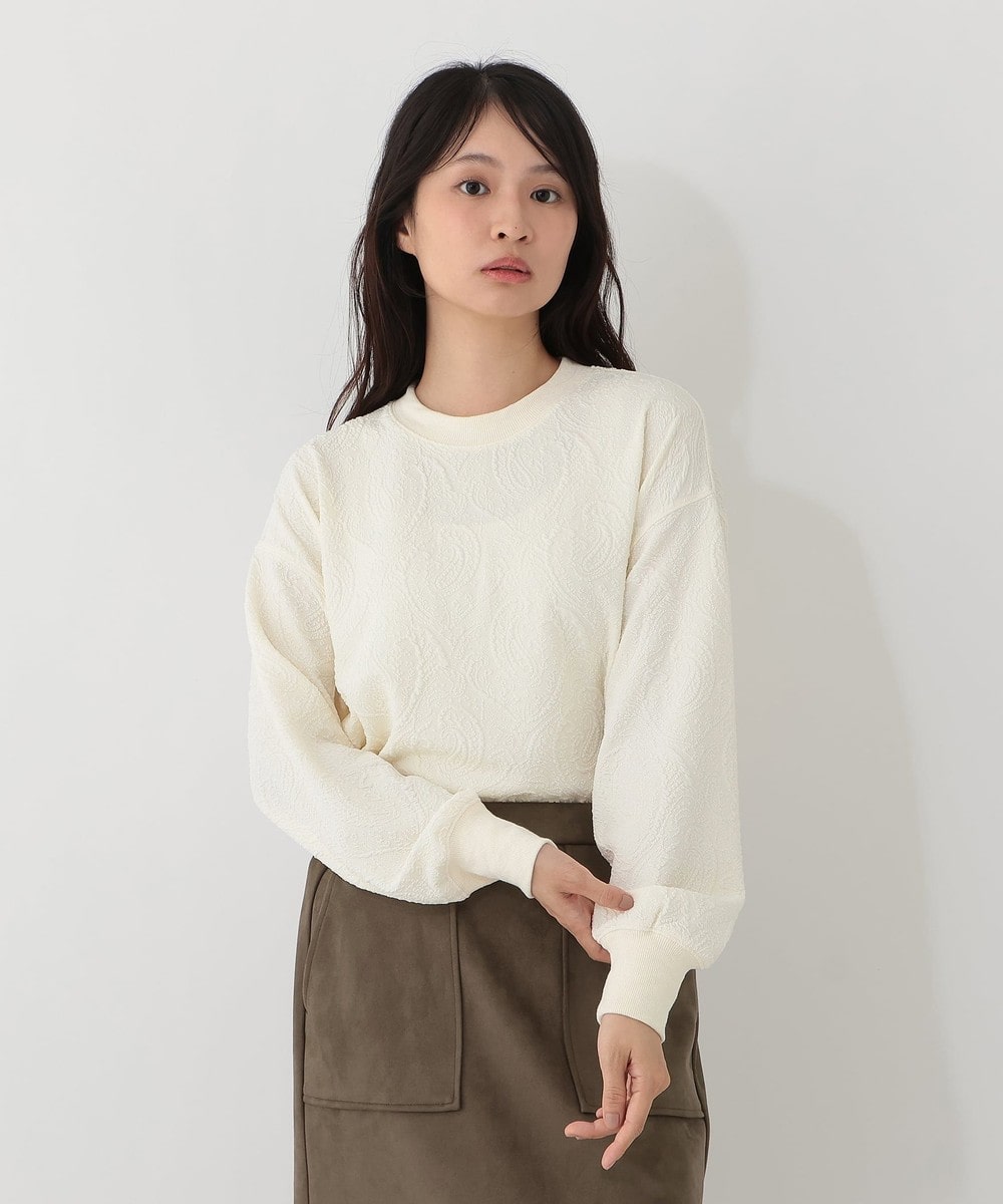Tシャツ・カットソー ふくれジャカードプルオーバー