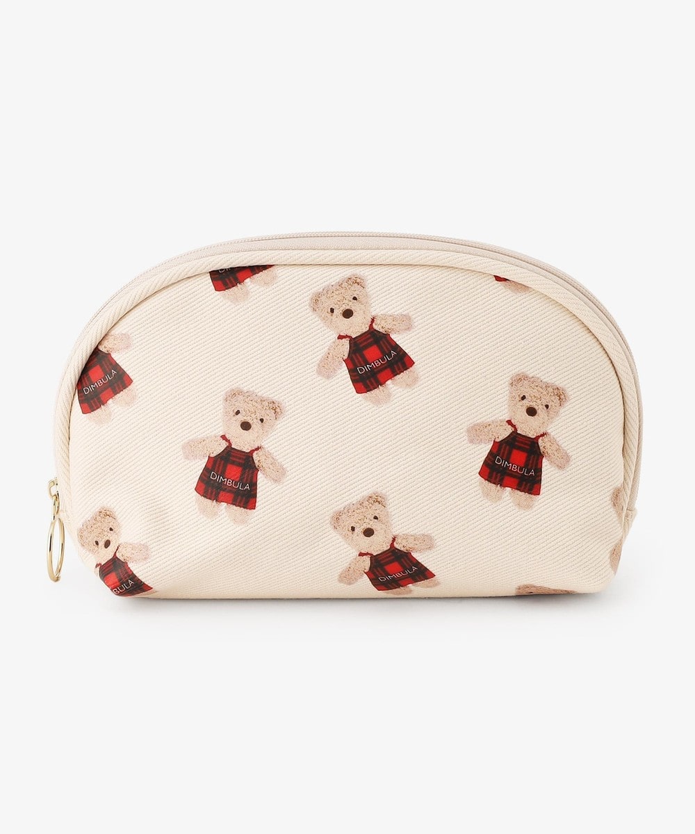 ポーチ・ティッシュポーチ・巾着 シェル型ポーチ ベア/Afternoon Tea Original Tartans