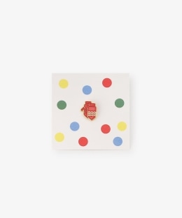 ピンバッジ Red mittens/pinpinpin.it