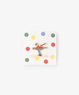 ピンバッジ Skier/pinpinpin.it