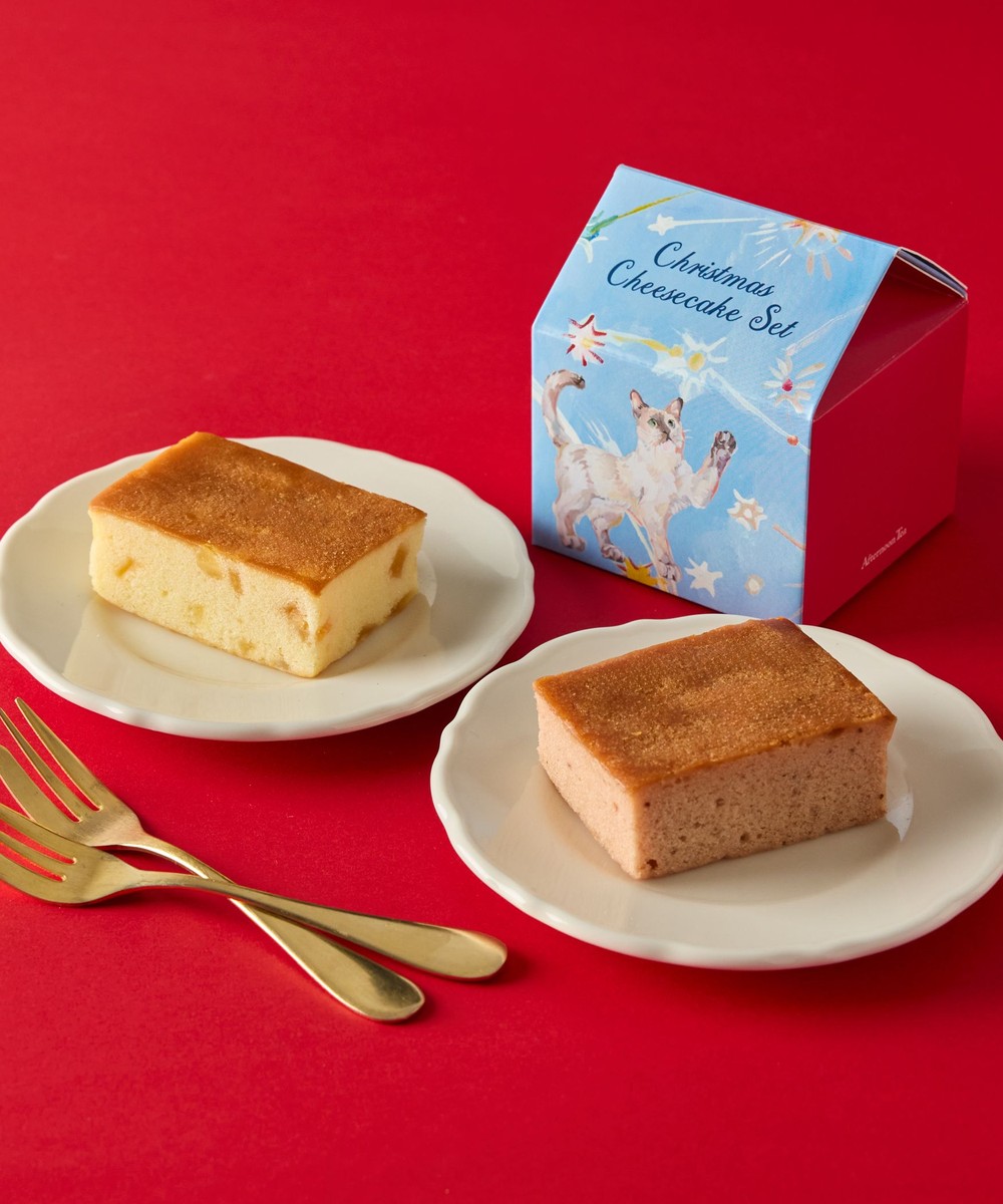 紅茶・コーヒー クリスマスチーズケーキセット 苺＆アップル/Afternoon Tea TEAROOM