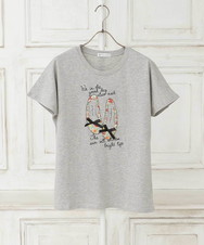 リバティプリント/シューズ柄Tシャツ