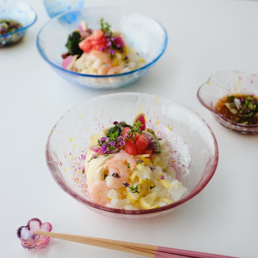 冷たい麺料理に