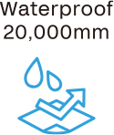 Waterproof 20,000mm