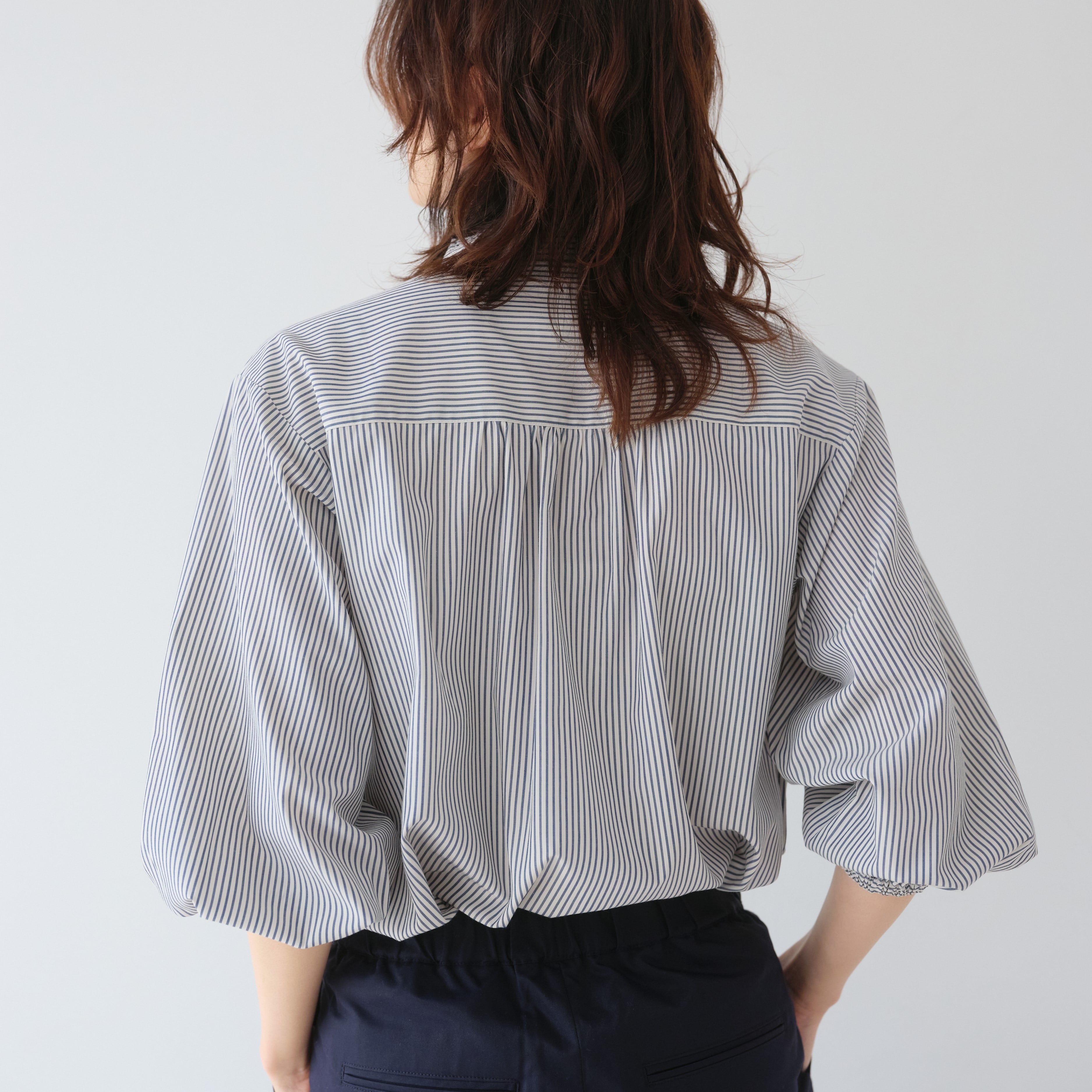 最終値下げ‼️コムデギャルソンガール　ストライプ　フリル　ブラウス バンセルクールストライプフリルブラウス | アフタヌーンティー公式